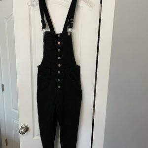 KanCan Black Overalls — size M